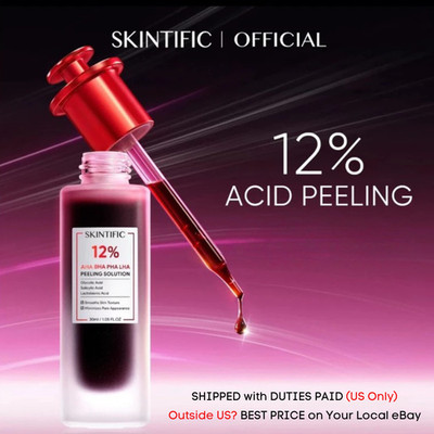 SKINTIFIC 12% Acid Peeling Solution Serum 30ml - Peeling Face Treatment