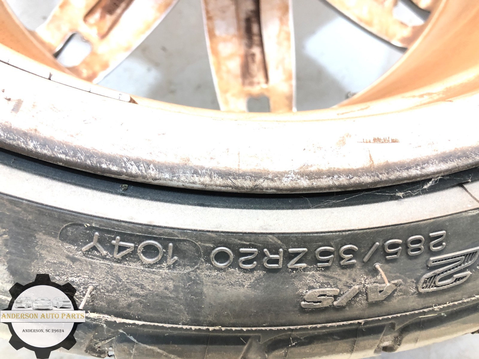 2014-2020 MASERATI QUATTROPORTE S Q4 REAR WHEEL RIM TIRE 20" 10.5JX20 OEM #NOTE