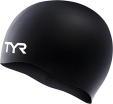 Adult Wrinkle Free Silicone Swim Cap for Drag Reduction and Hair Protection