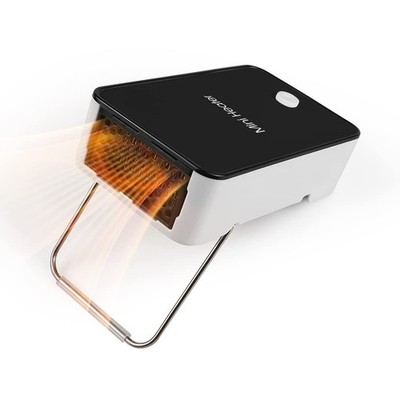 Portable Space Heater YOUCIDI Mini Desk 4.76*2.9*1.3 inches, Black 