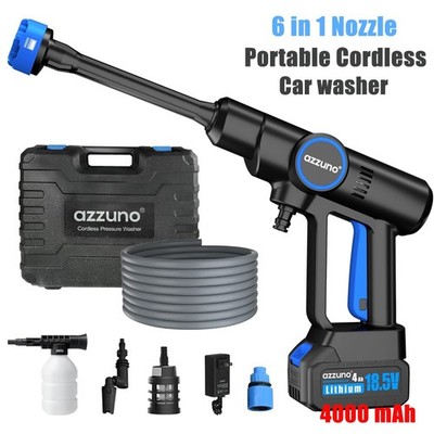 Cordless Electric High Pressure Water Spray Car Gun 850PSI Portable Washer Clean