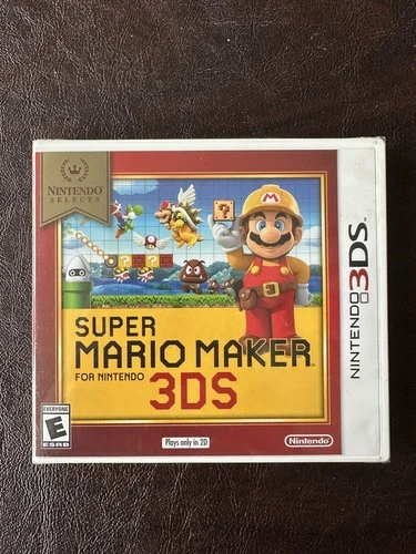 Super Mario Maker 3DS (Nintendo 3DS, 2015) Brand New Factory Sealed