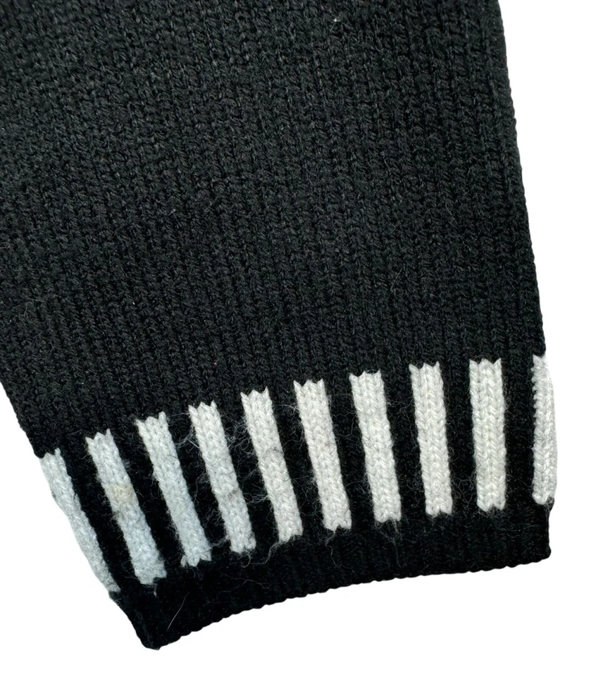 Suéter de vacaciones Nine & Company para mujer cuello alto XL negro copo de nieve Foto 4 de 4