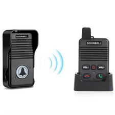 Wireless Voice Duplex Intercom Doorbell House Home Audio 200M with Rechargeable