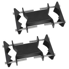 Double Antenna Mast Clamp V Jaw Block Heavy Duty to Clamp...