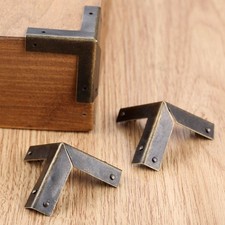 10PCS Corner Guards for Wooden Boxes Stylish Antique Bronze with Screws