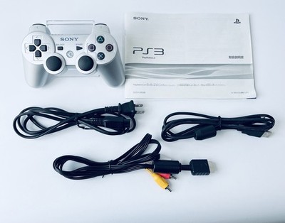 Sony PS3 CECH-2500B Satin Silver 320GB Console Complete in Box