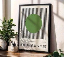 Poster Bauhaus 50x70 cm nuovo con etichetta senza cornice 