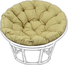 Sitzkissen Papasan Rattan Kissen Auflage für Hängesessel Hängeei Schaukel 130 cm