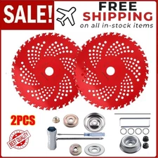 9"x 36 Teeth Carbide Tipped Blade kit for Brush Cutter Trimmer Weed Eater 2 Pack
