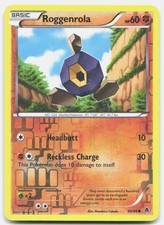Emerging Powers Roggenrola 50/98 MP Pokemon Reverse Holo C Tcg Card