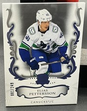 2023-24 U.D. THE CUP HOCKEY BASE /249 VANCOUVER CANUCKS Elias Pettersson