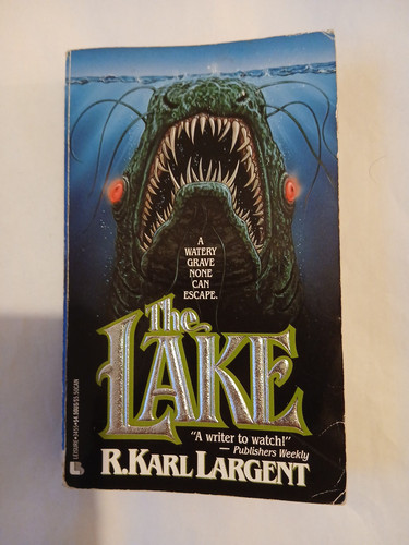 The Lake By R. Karl Largent, Paperback Rare Horror Book Novel 1993 Scary King - Picture 1 of 4