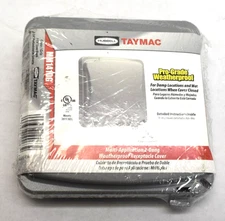 Hubbell Taymac Pro-Grade Receptacle Cover Weatherproof 2-Gang Weather MM1410G