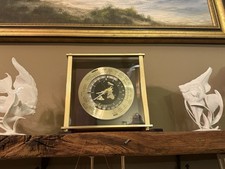 Seiko World Time Tischuhr Messing antik Weltzeituhr 