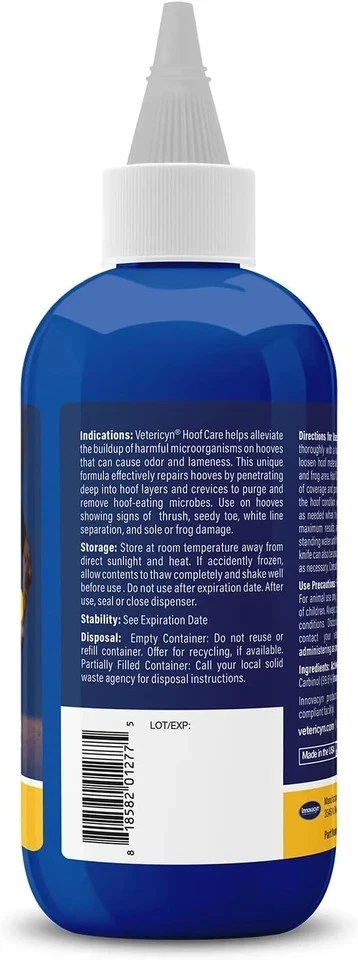 Vetericyn Equine Hoof Care for Sole and Frog Damage Caused 8 Ounces - Image 2 of 4