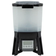 The Pond Guy KoiGrower Automatic Pond Fish Food Dispenser, Solar, Battery & A...