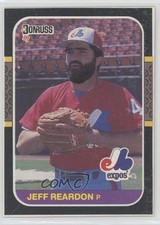 1987 Donruss Box Bottoms Jeff Reardon #PC-11 0b5