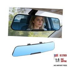 Car Rear View Mirror, 12 Inch Panoramic Convex Wide Angle Anti-Glare/Trapezoid