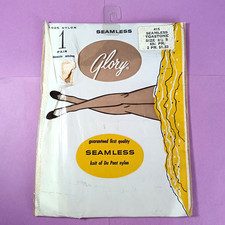 Glory Seamless nylon stockings Toastone vintage size 8.5 S new unused