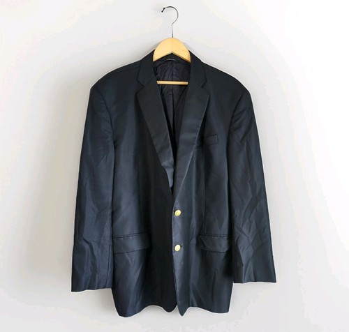 Brooks Brothers Makers Merchants Country Club Size 50R Navy Blue Saxxon Madison