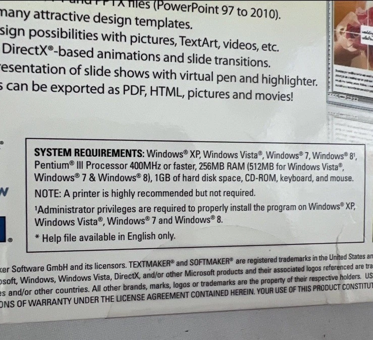 CD-ROM Encore Office Suite para PC con Windows Foto 3 de 3