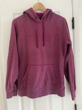 The North Face Women s Pink Magenta Long Sleeve Logo Pullover Hoodie Size Large