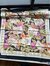 Salvatore Ferragamo Animal Print Silk Scarf