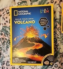 Build Your Volcano National Geographic Volcano Science Kit NIB Free Ship US OBO