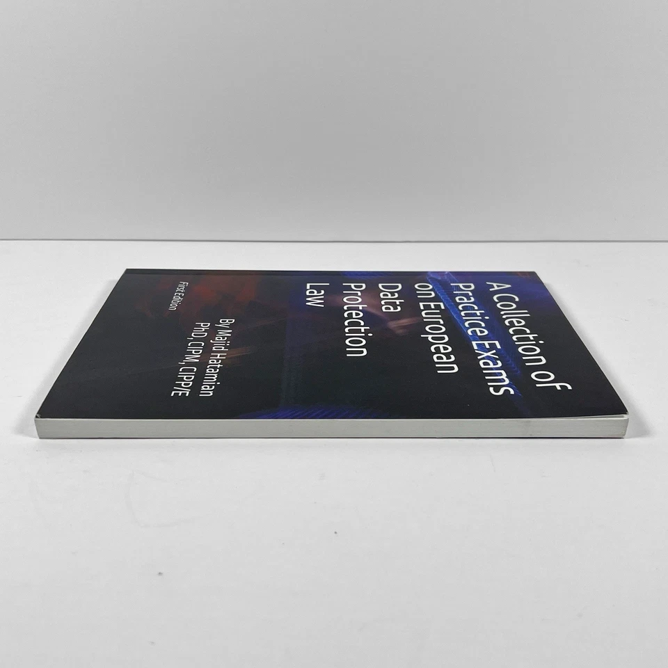 Collection of Practice Exams European Data Protection Law Majid Hatamian 2022 PB - Image 4 of 4