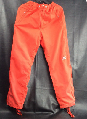 Helly Hansen Ski Pants Red Waterproof Snow Sz 38 Made in Portugal Vtg