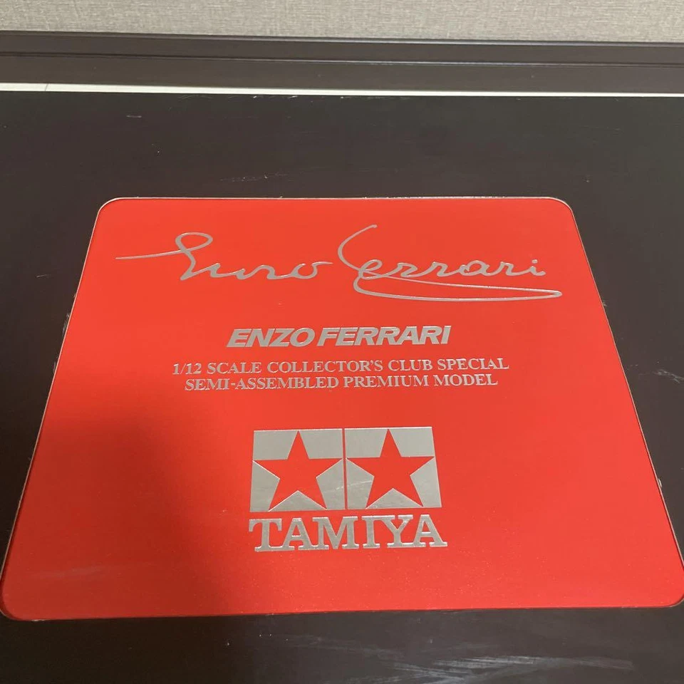 Enzo Ferrari Semi assembled Minicar 1/12 scale TAMIYA collector's Club SP Used - Image 2 of 4