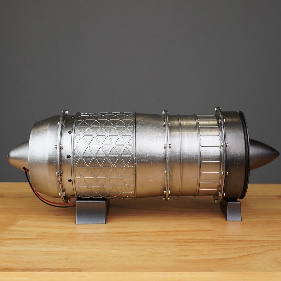 Toy Model Jet Engine Turbojet Engine Model Fighter Jet Aircraft Engine Movable Model Kit DIY ...