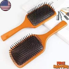 Wooden Airbag Massage Comb Scalp Care Anti-Static Hair Loss Relief Curly Hair