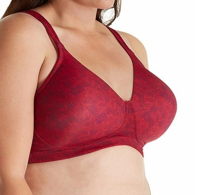 Leading Lady 5042 Seamless No Wire Bra - 48D - Ruby