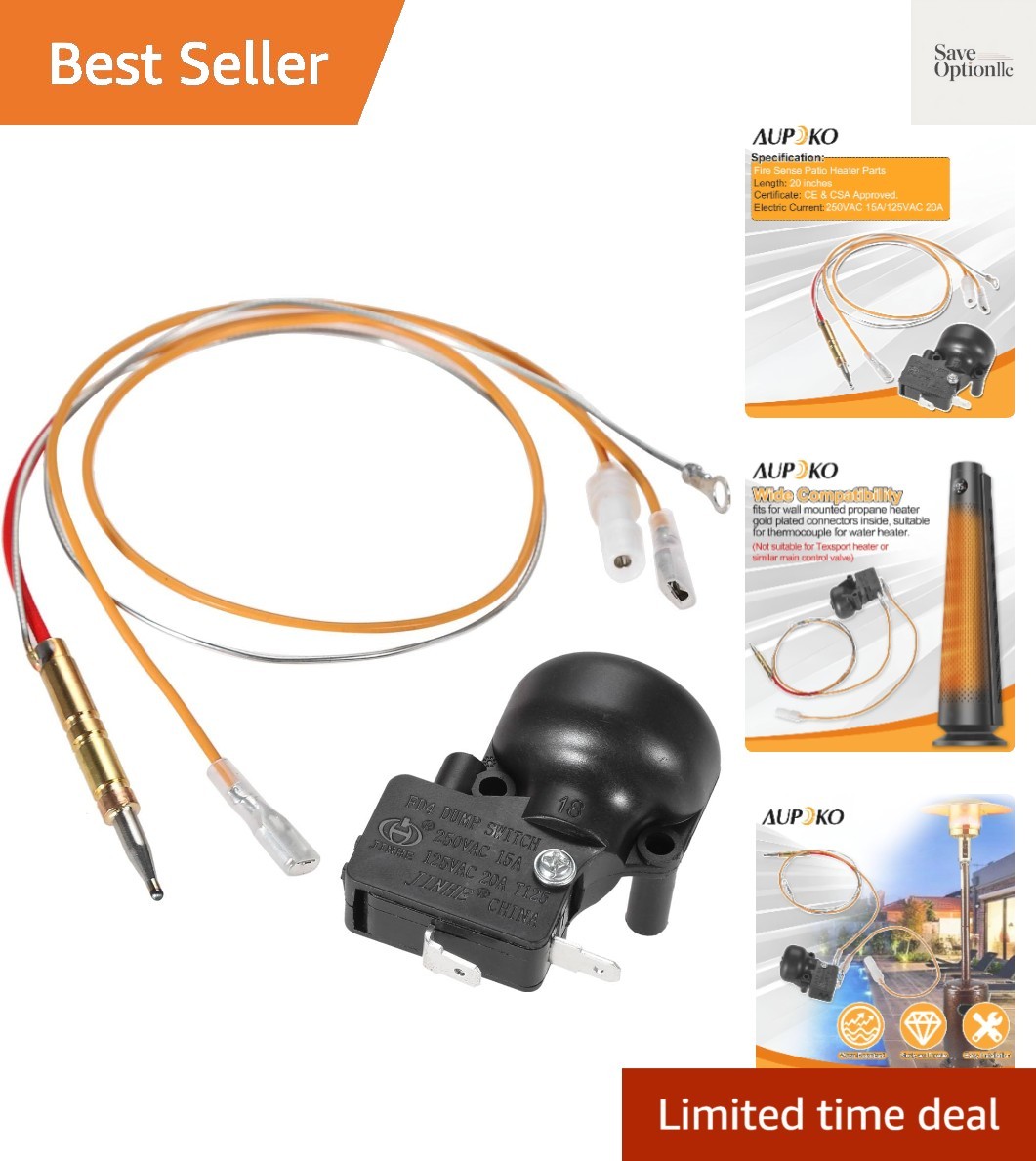Replacement Parts Fire Sense Patio Heater Parts 20" Long Thermoc...