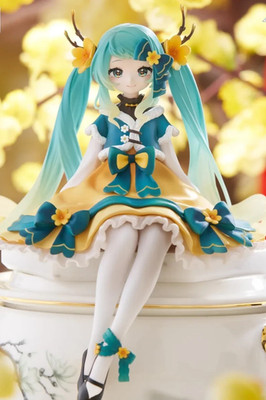 FuRyu Hatsune Miku Flower Fairy Anemone Noodle Stopper PVC Figure Model Toy
