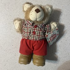 1986 Furskins Bears Wendy s Toy Stuffed Plush Teddy 7 w/ Tag No Hat