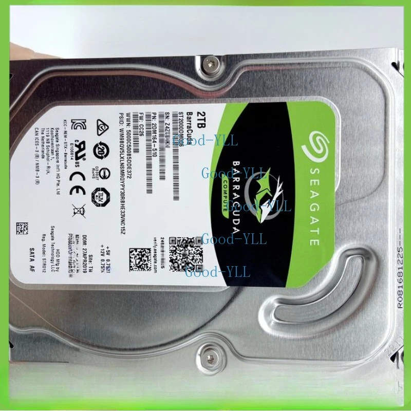 ST2000DM006 Seagate Barracuda 2TB SATA 3.5