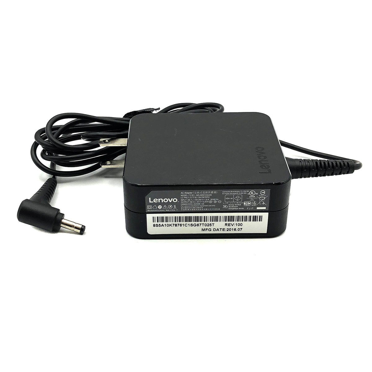 Genuine Lenovo 5A10K78736 AC/DC Power Supply Wall Adapter 20V 3.25