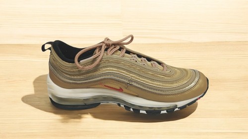 Zapatillas Nike Air Max 97 OG QS para niños talla 7Y jóvenes mujeres 8,5 doradas - Imagen 4 de 11