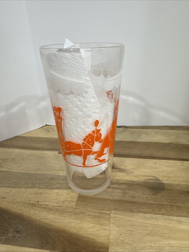 Vintage Hazel Atlas Big Top Circus Drinking Glass MCM 1950s - Picture 4 of 6