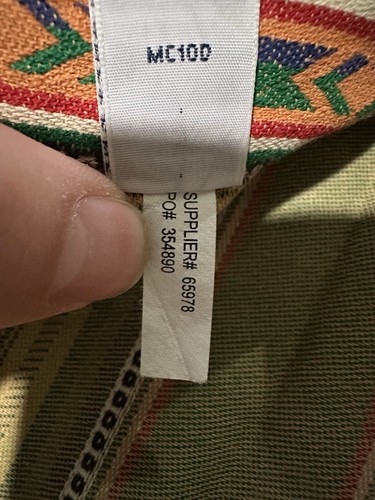 Vintage Polo Ralph Lauren Sportsman Western Southwestern Aztec camicia grande cowboy - Foto 5 di 10