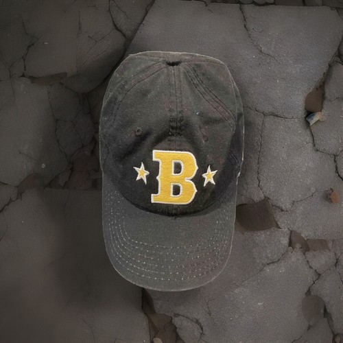 Baseballkappe B-Star Logo schwarz und gelb verstellbar Lederriemen hinten - Bild 1 von 4