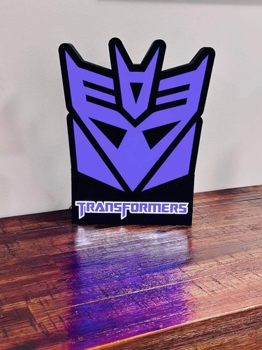 Transformers: Decepticon and Autobots Logos - Light up signs! - LED Light - Picture 21 of 27