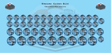 Ringling Bros. & Barnum Bailey RBBB Circus Globe Decals O 1:48 Scale