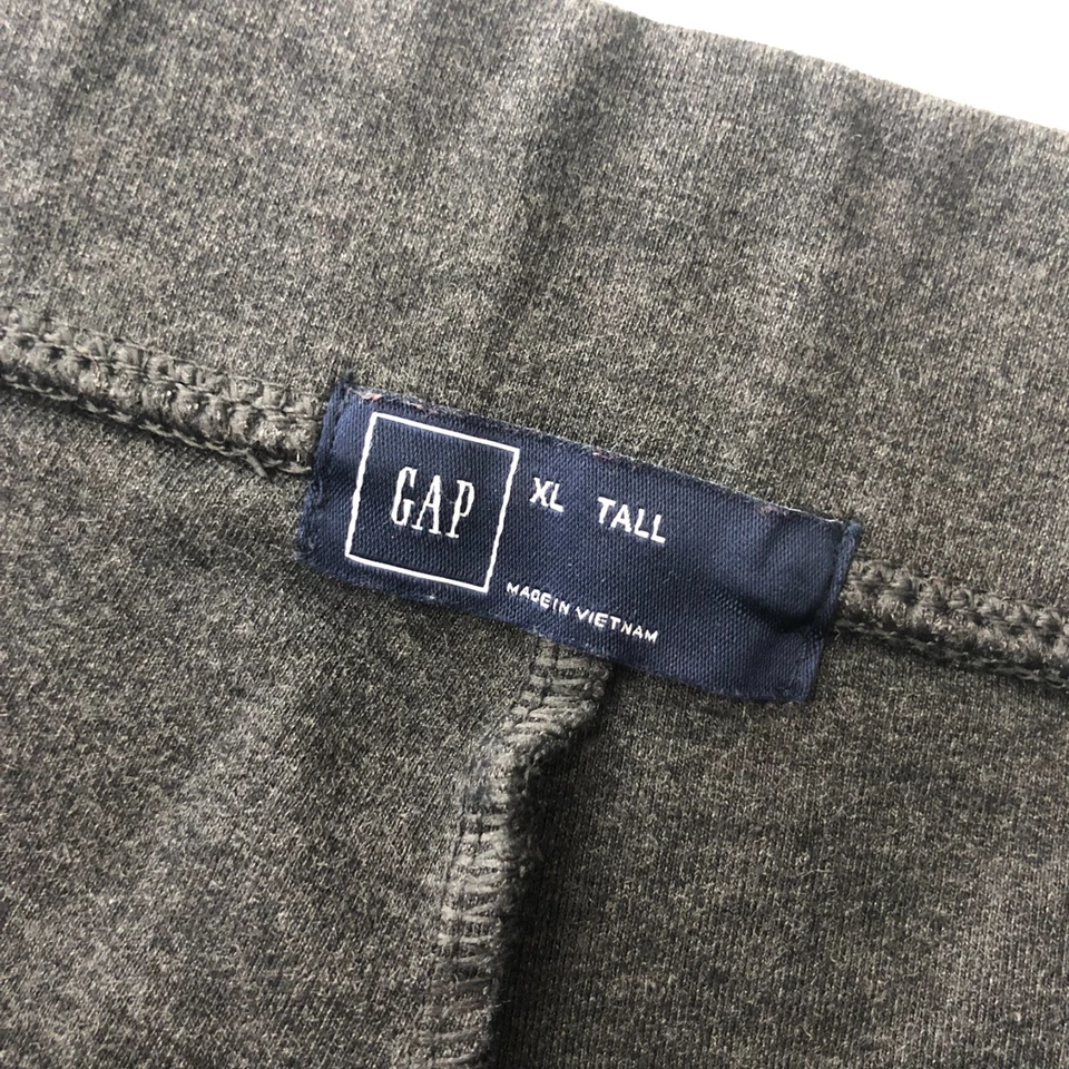 GAP Mujer Leggings Cremallera Tobillo Corto Pull On Elástico Gris XL Alto Foto 3 de 4
