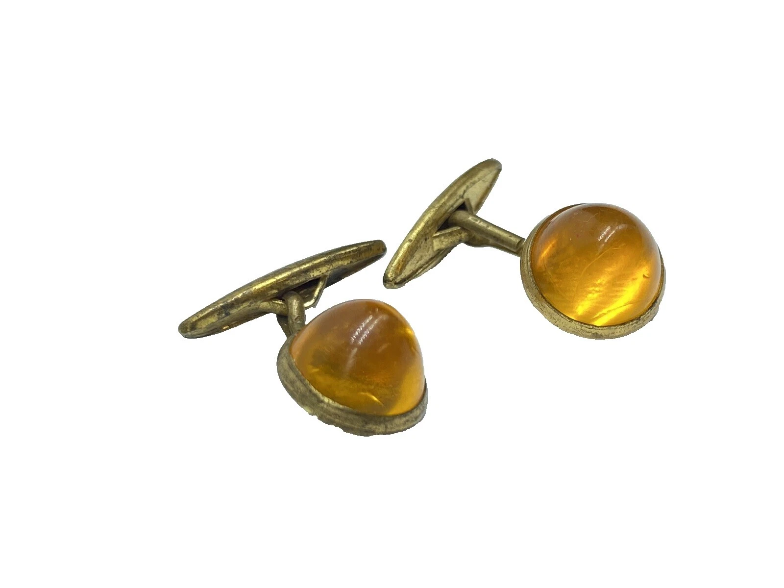 Joyas de ámbar de latón para hombres