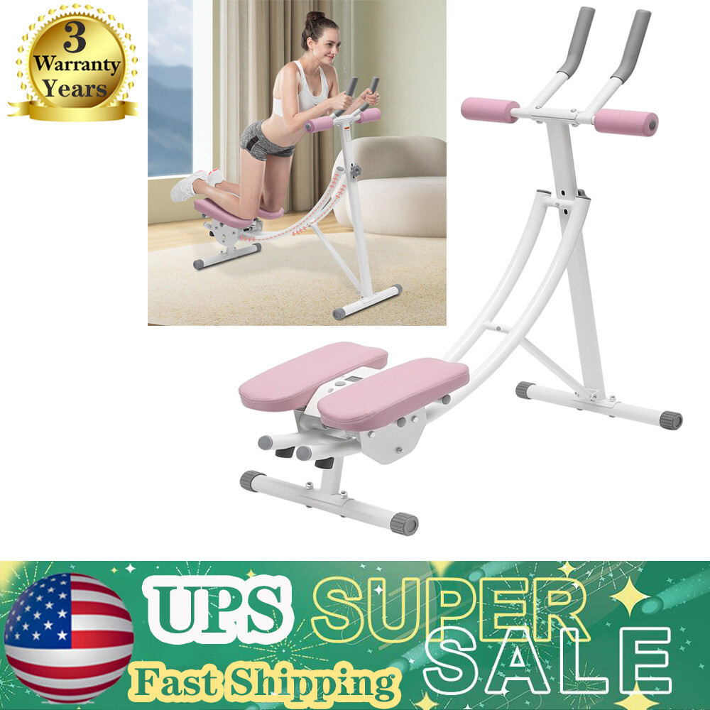 Ab Machine Coaster Abdominal Crunch Trainer for Home Gym Core Abdominal Workout