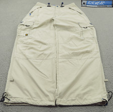 VTG KIKWEAR Pants Mens XL Cargo Raver Baggy Paratrooper Goth Scene Skater 36x32